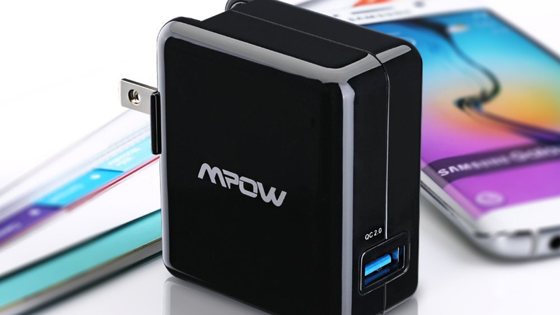 Mpow 18W USB AC Wall Charger with Quick Charge,$5 with code ITSVP356
